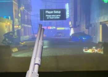 Alien shootout game simulator in Spearfish, SD